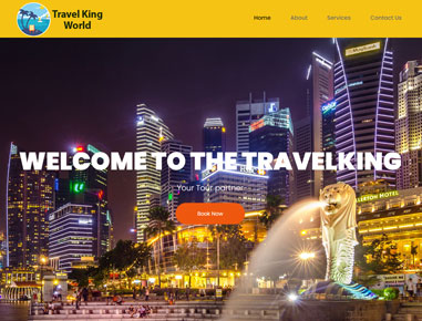 Travel tour website